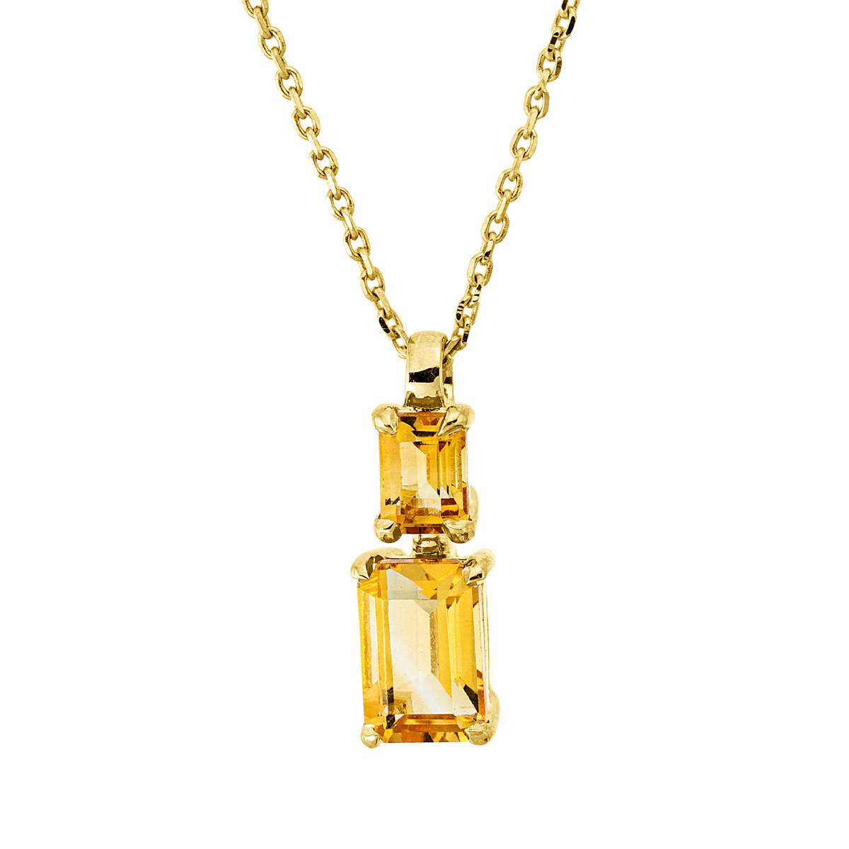 Collier 4er-Krappe 18 kt GG, mit ZÖ 42 cm