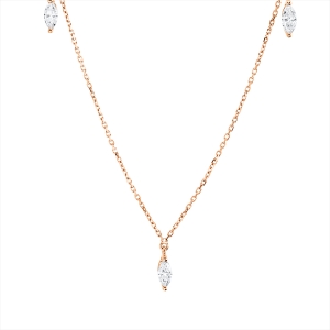 Collier 18 kt RG