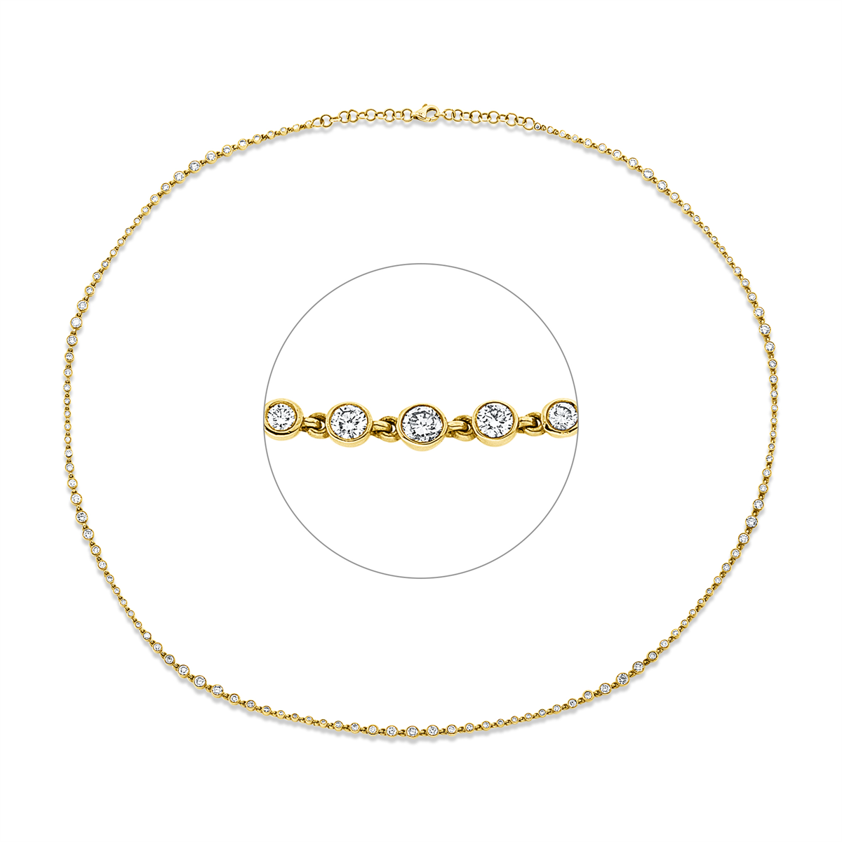 Collier 18 kt GG