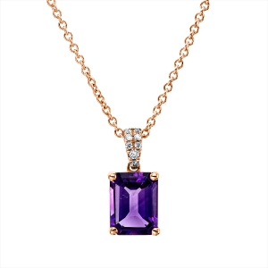 Collier 18 kt RG, mit ZÖ 42 cm
