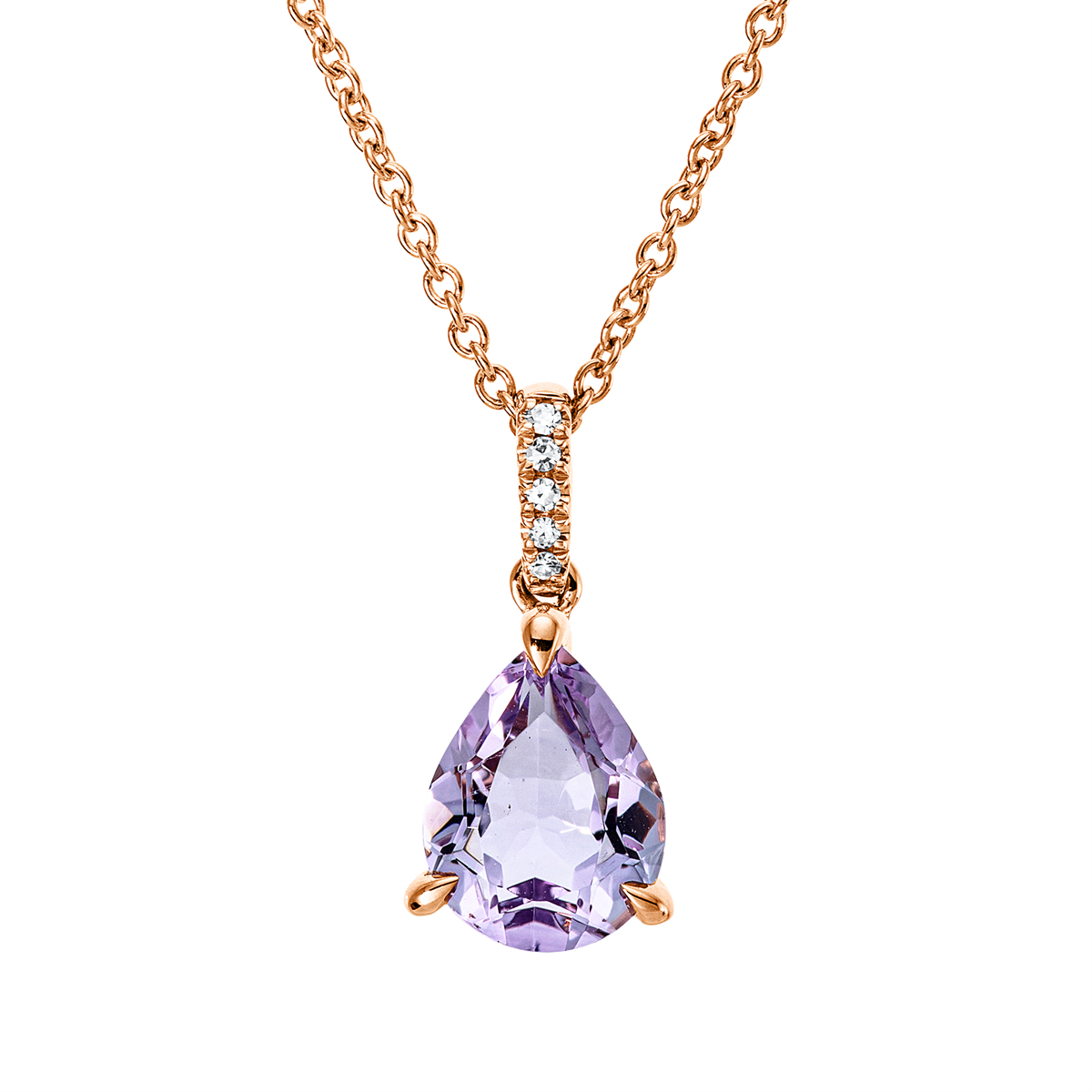 Collier 18 kt RG