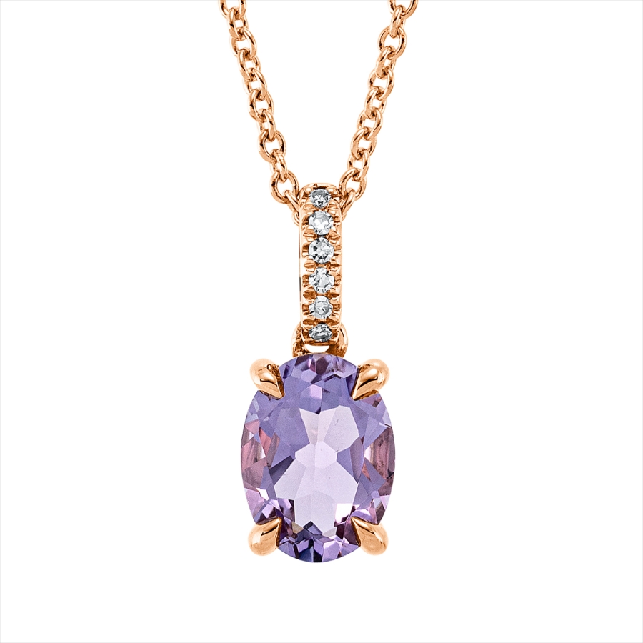 Collier 4er-Krappe 18 kt RG
