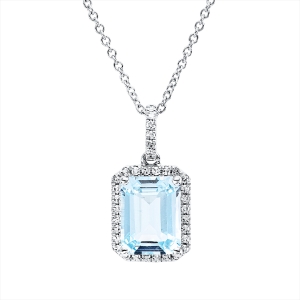Collier 18 kt WG, mit ZÖ 42 cm