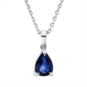 Collier 18 kt WG, mit Öse