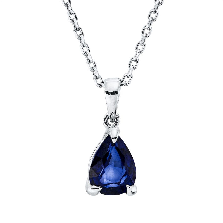 Collier 18 kt WG, mit Öse