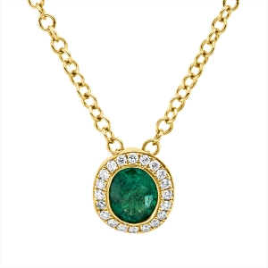 Collier Zarge 18 kt GG, mit ZÖ 40,6 cm