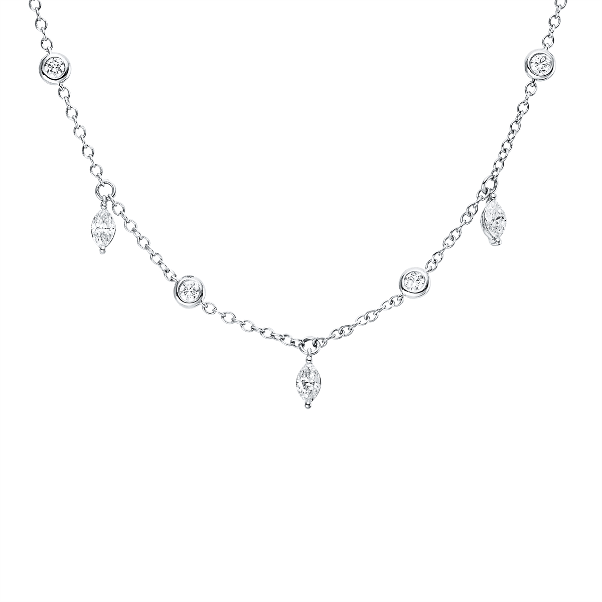 Collier 18 kt WG