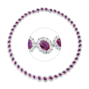 Collier 18 kt WG