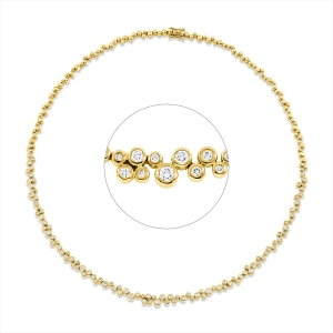 Collier 18 kt GG
