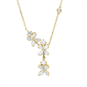 Collier 18 kt GG, mit ZÖ 40 cm