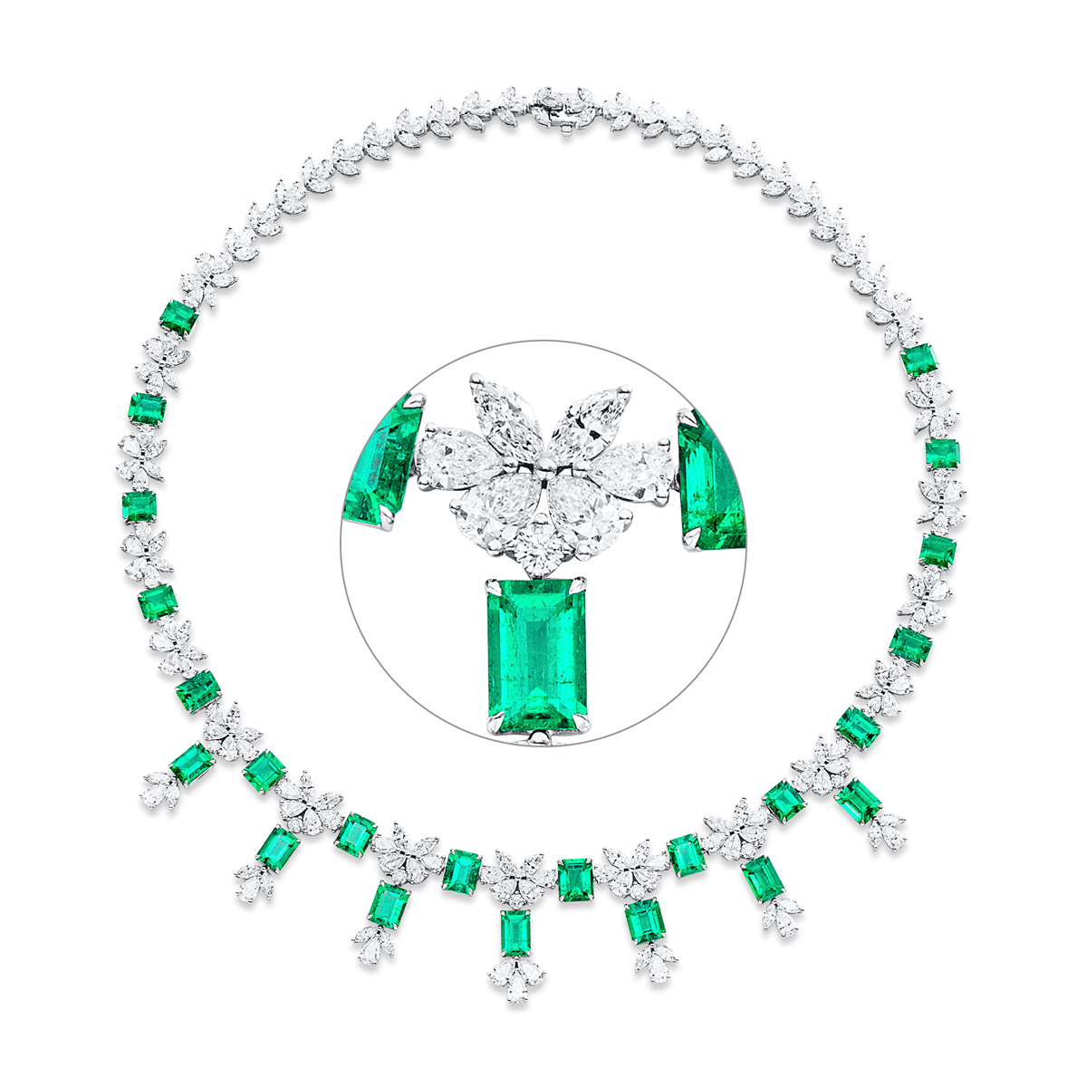 Collier 18 kt WG