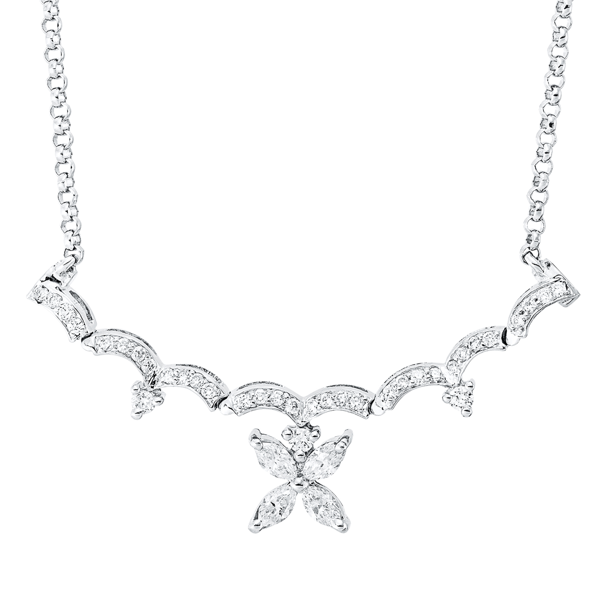 Collier 18 kt WG