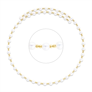 Collier  18kt Gelbgold Choker mit 0,00ct Diamanten