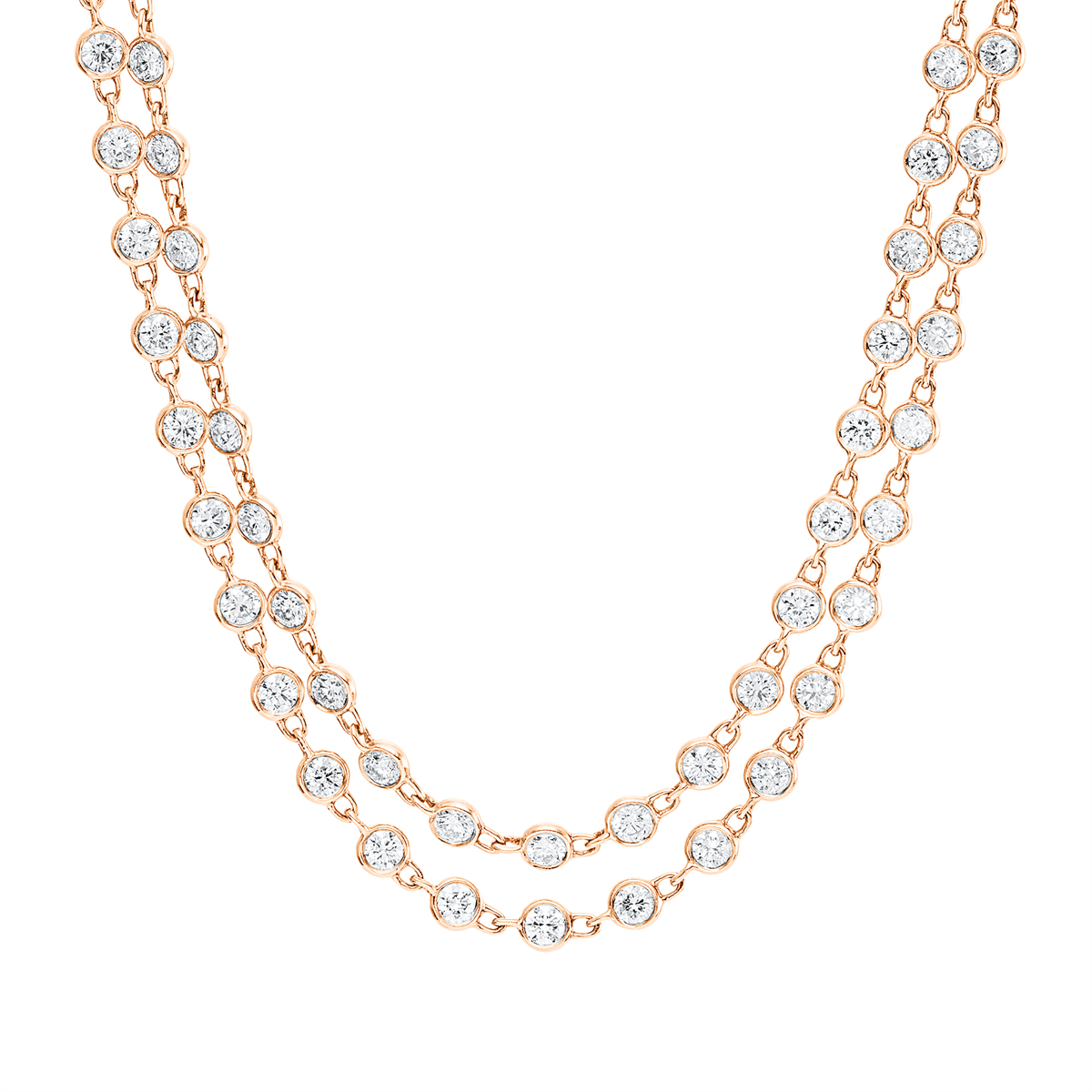 Collier 18 kt RG