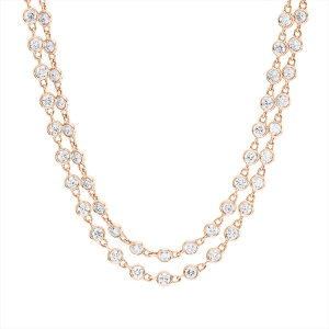 Collier 18 kt RG
