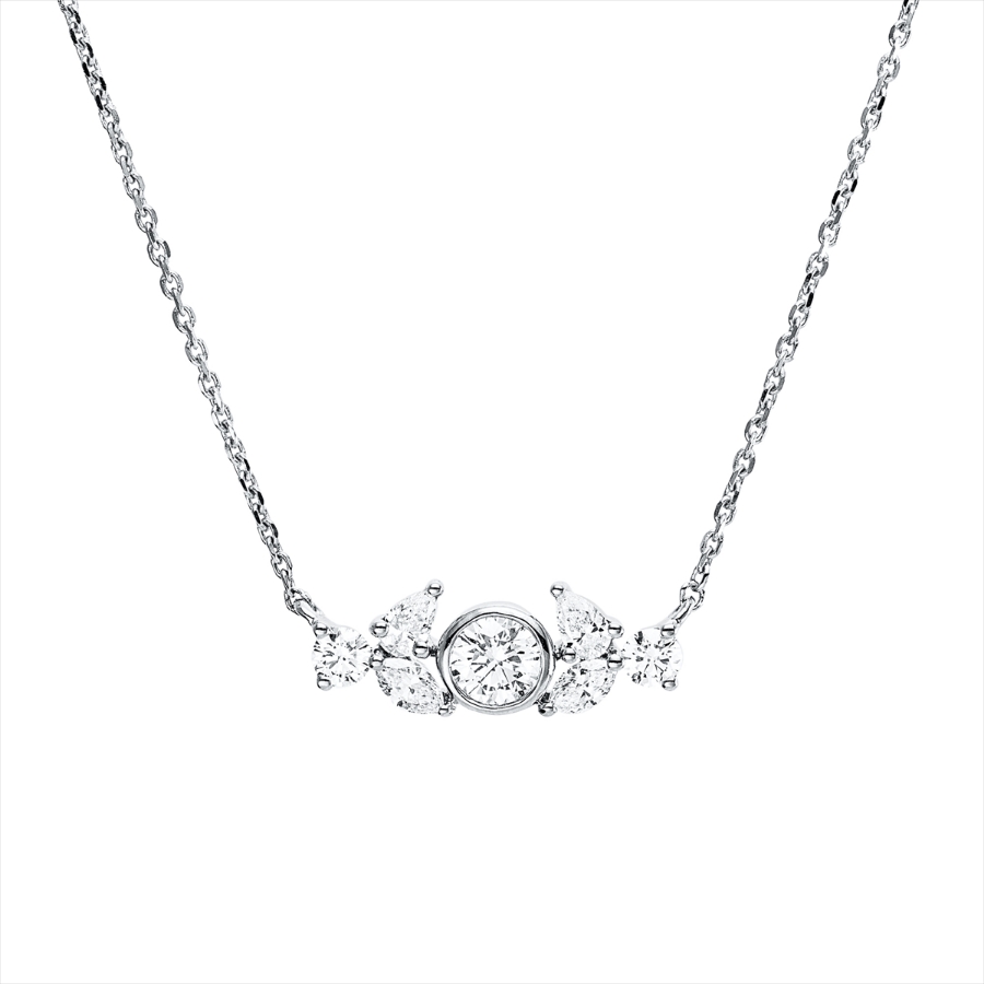 Collier 18 kt GG, mit ZÖ 42 cm