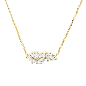 Collier 18 kt GG, mit ZÖ 42 cm
