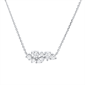 Collier 18 kt GG, mit ZÖ 42 cm