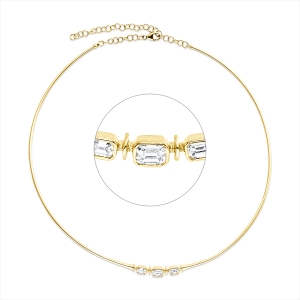 Collier Zarge 18 kt GG