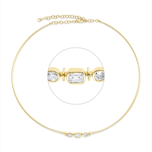 Collier Zarge 18 kt GG