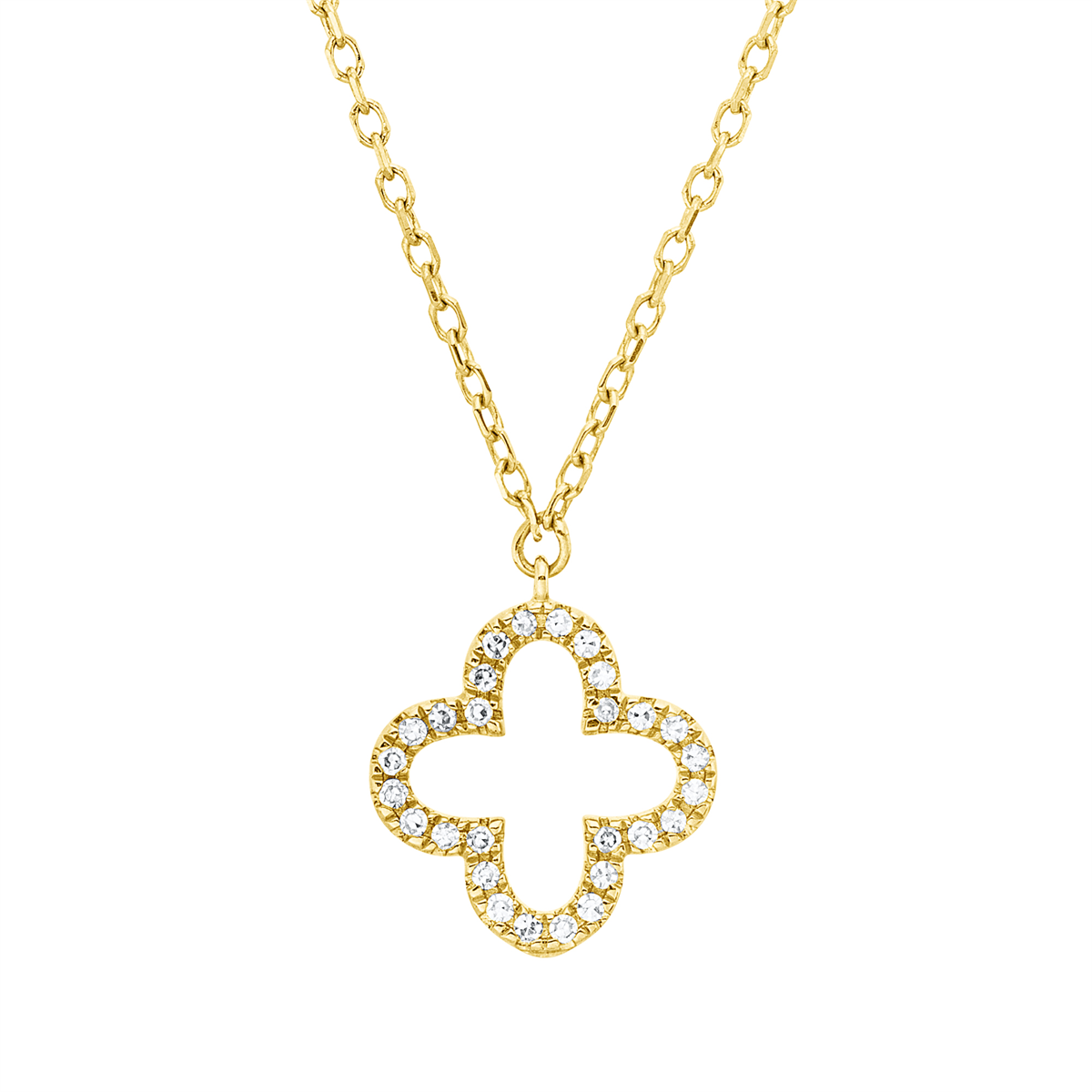 Collier 18 kt WG, mit ZÖ 40 cm + 42 cm