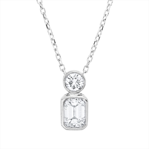Collier Zarge 18 kt GG, mit ZÖ 40 cm + 42 cm