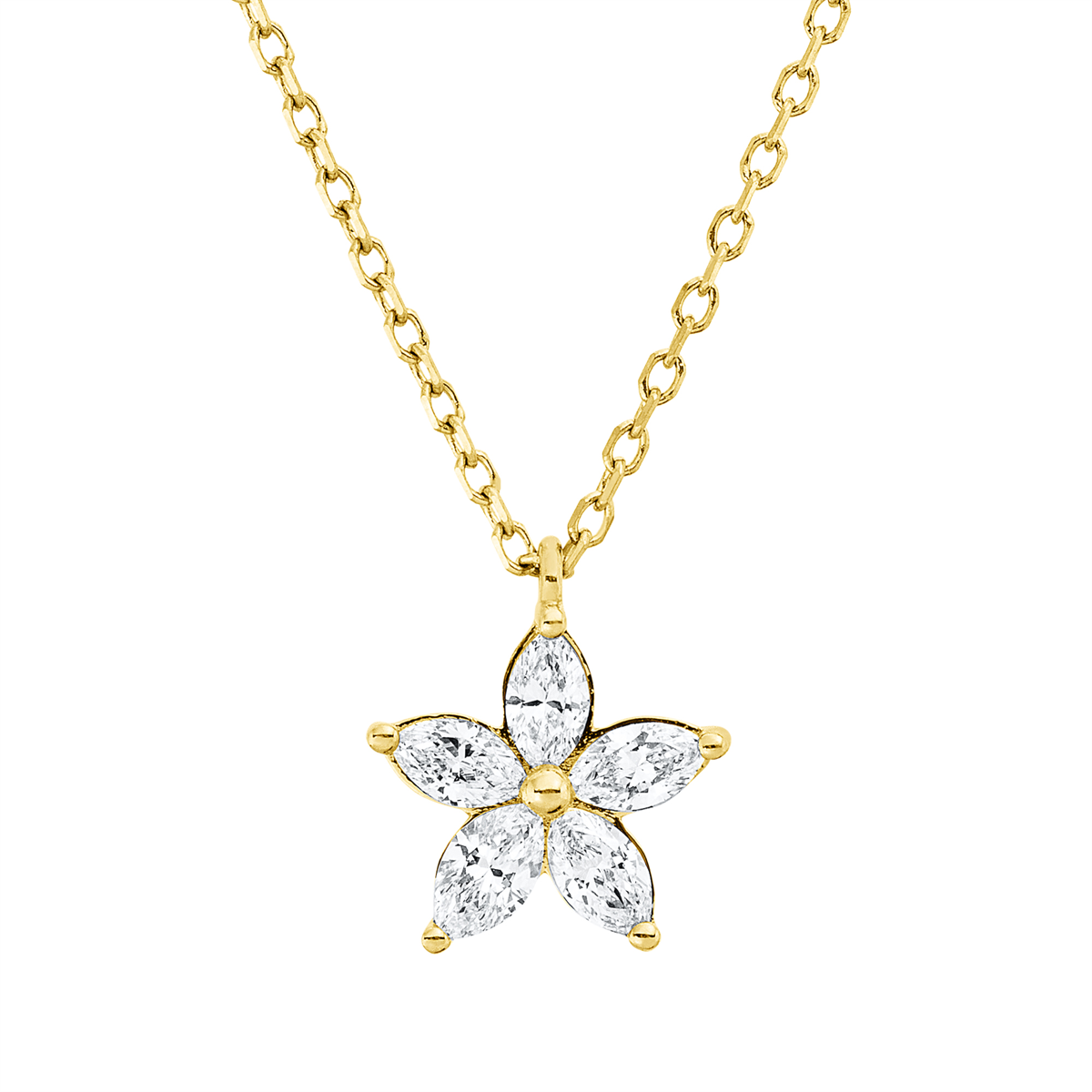 Collier 18 kt GG, mit ZÖ 40 cm + 42 cm