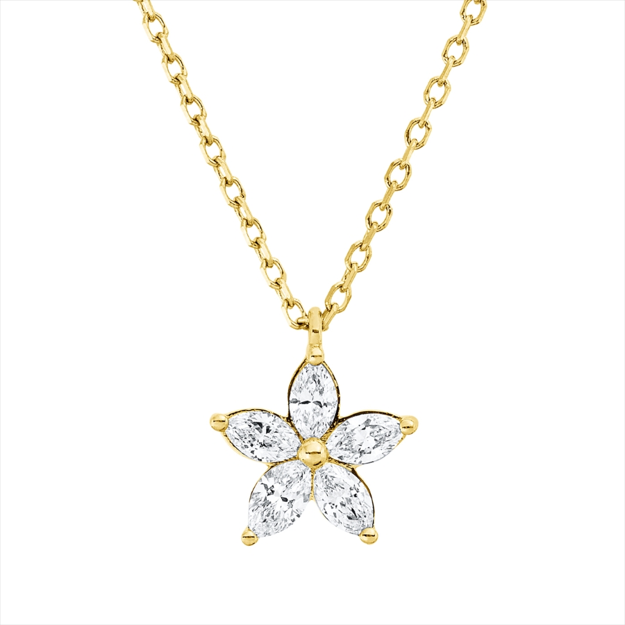 Collier 18 kt GG, mit ZÖ 40 cm + 42 cm