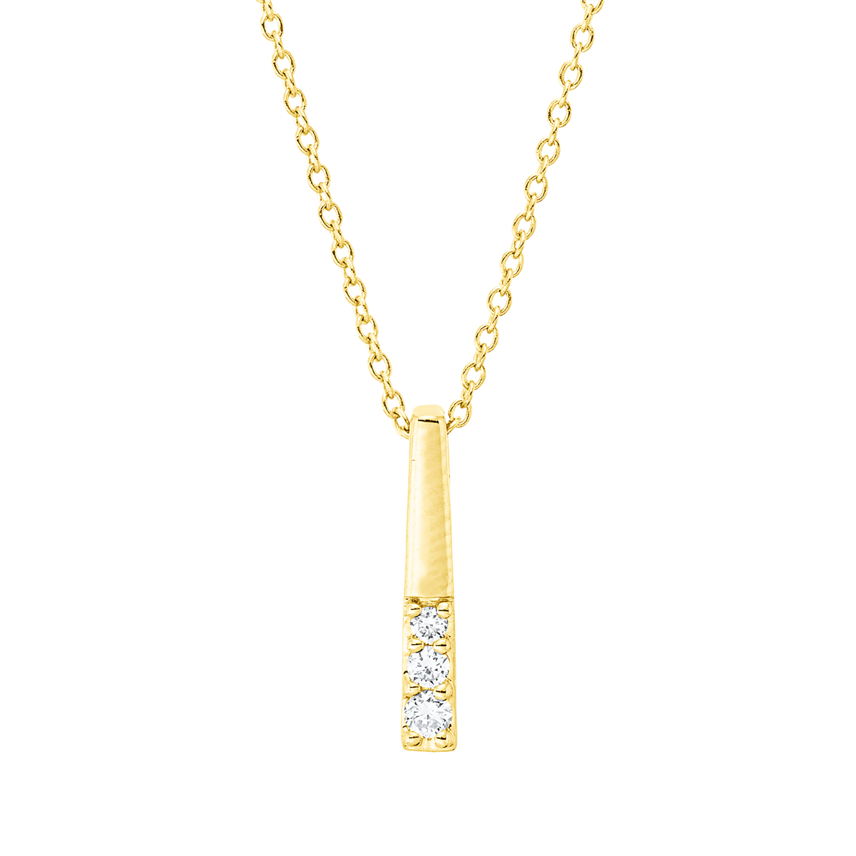 Collier 18 kt GG, mit ZÖ 40 cm,42,5cm