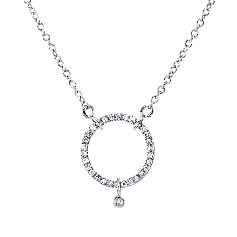 Collier 18 kt GG Kreuz, mit ZÖ 40 cm, 42,5cm