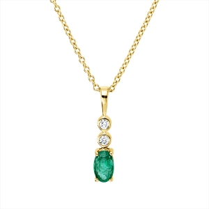 Collier 18 kt GG, mit ZÖ 40 cm, 42,5cm
