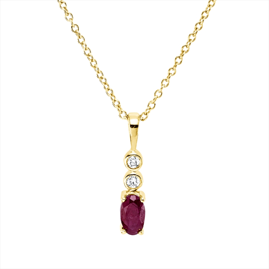 Collier 4er-Krappe 18 kt GG, , 42,5cm