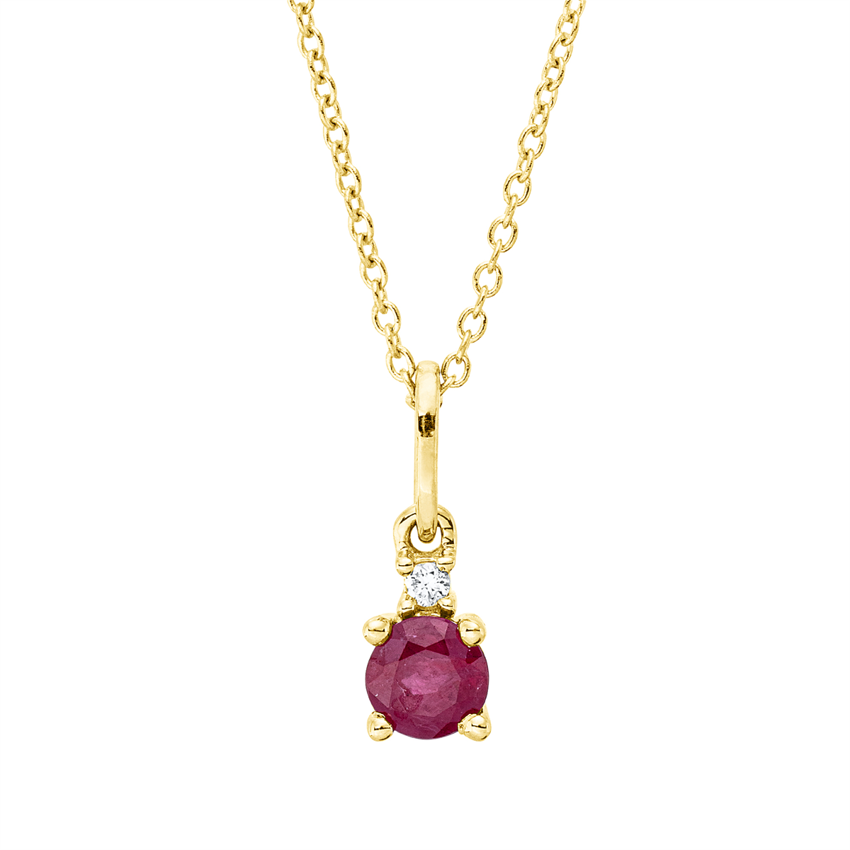 Collier 4er-Krappe 18 kt GG, mit ZÖ 40 cm, 42,5cm