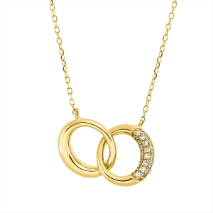 Collier 18 kt GG, mit ZÖ 43 cm
