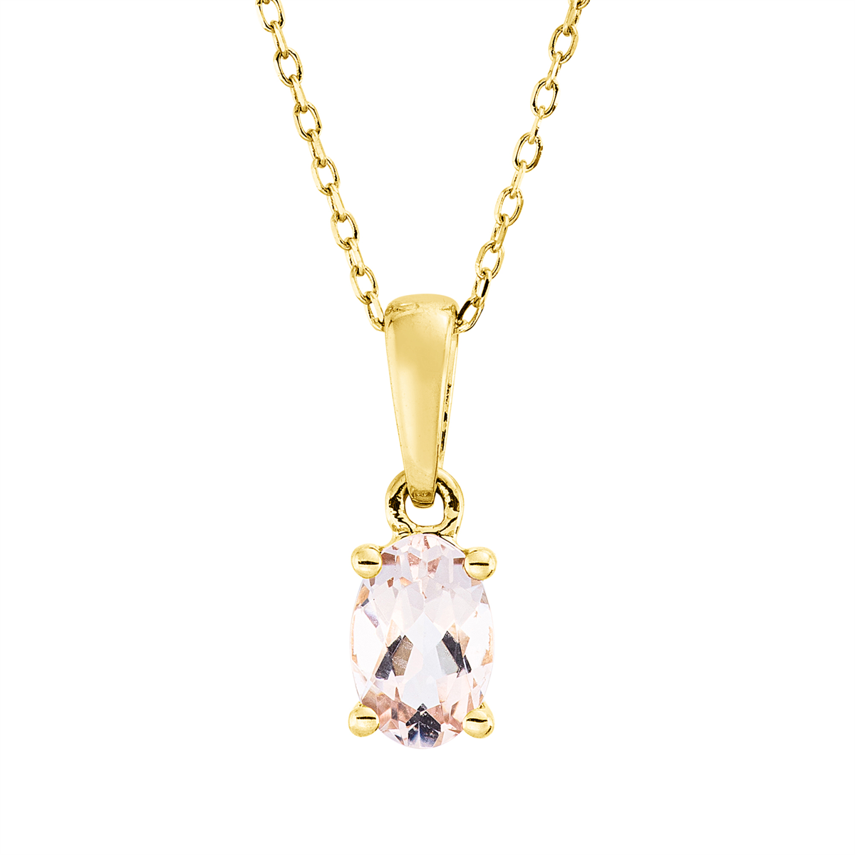 Collier 4er-Krappe 18 kt GG, mit ZÖ 43 cm