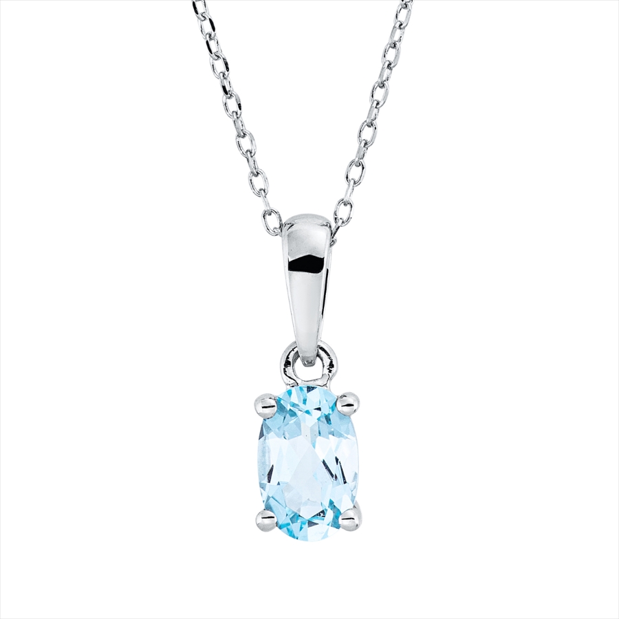 Collier 4er-Krappe 18 kt WG, mit ZÖ 43 cm