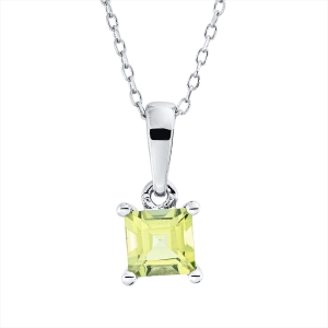 Collier 4er-Krappe 18 kt WG, mit ZÖ 43 cm