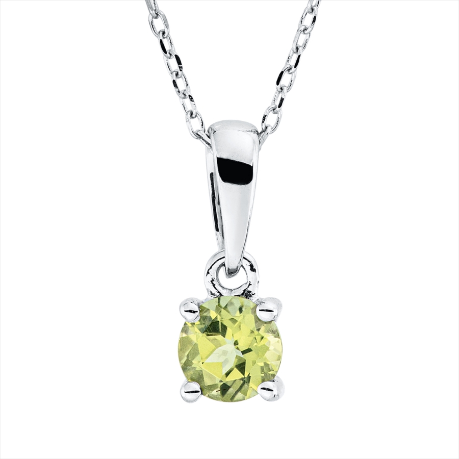 Collier 4er-Krappe 18 kt WG, mit ZÖ 43 cm