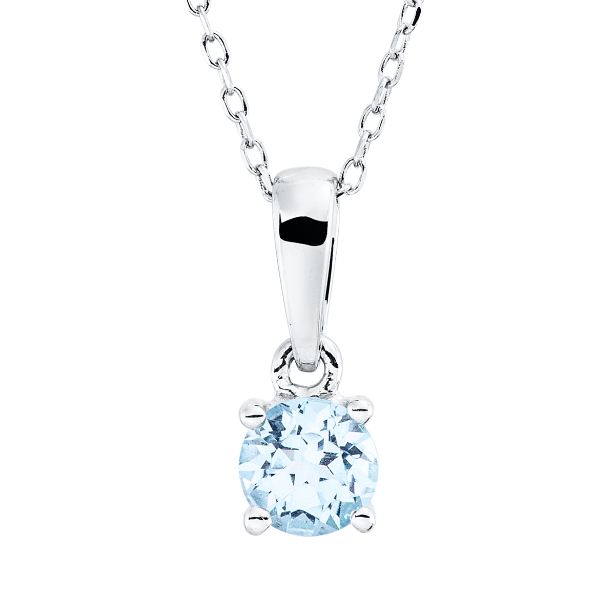 Collier 4er-Krappe 18 kt WG, mit ZÖ 43 cm