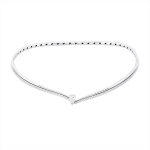 Collier 3er-Krappe 18 kt WG