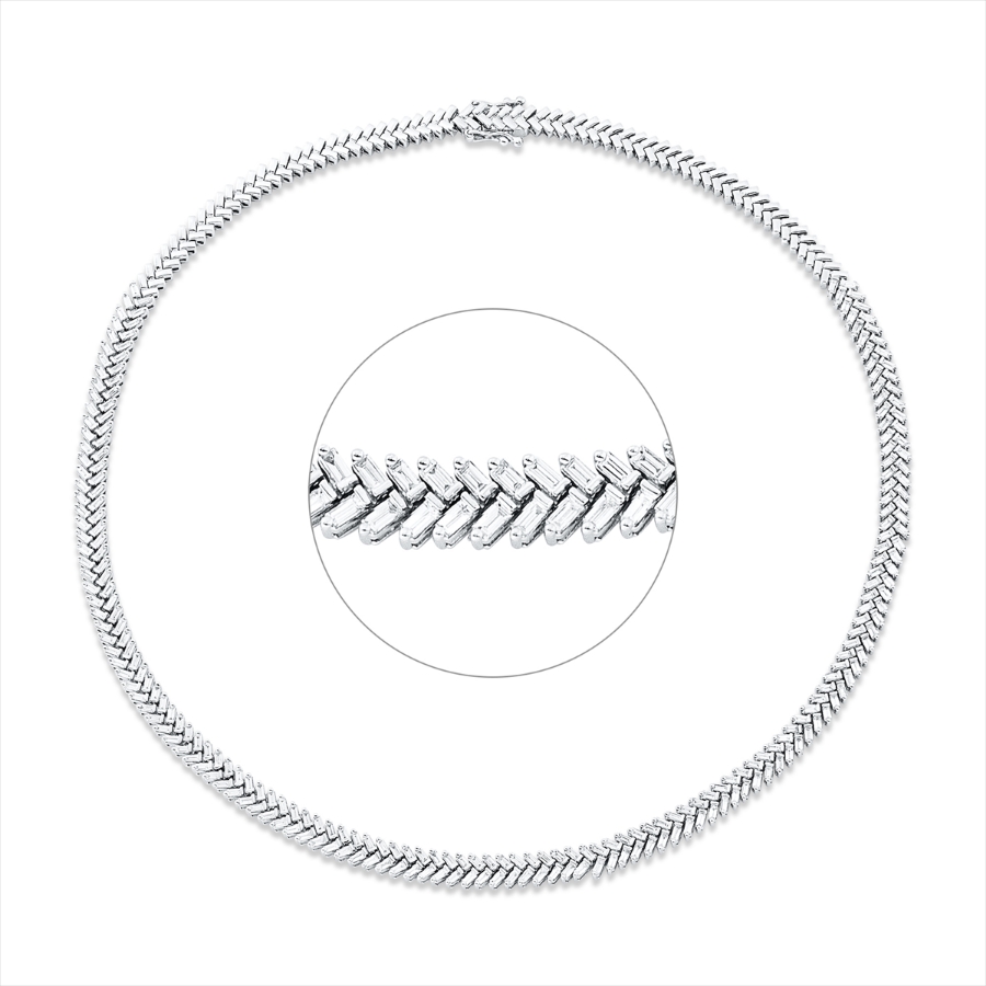 Collier 14 kt WG