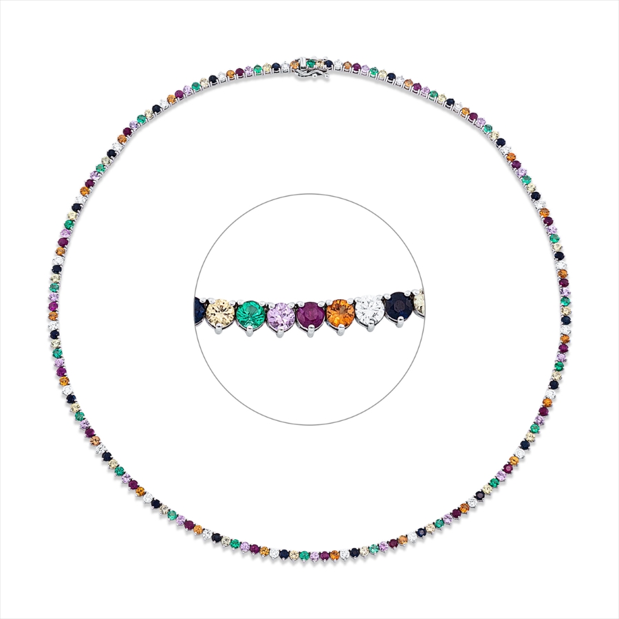 Collier 18 kt WG