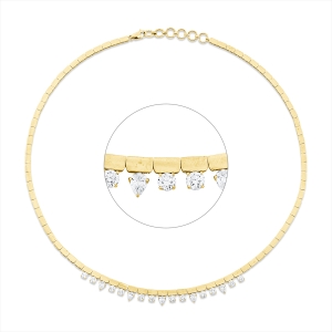 Collier 14 kt GG
