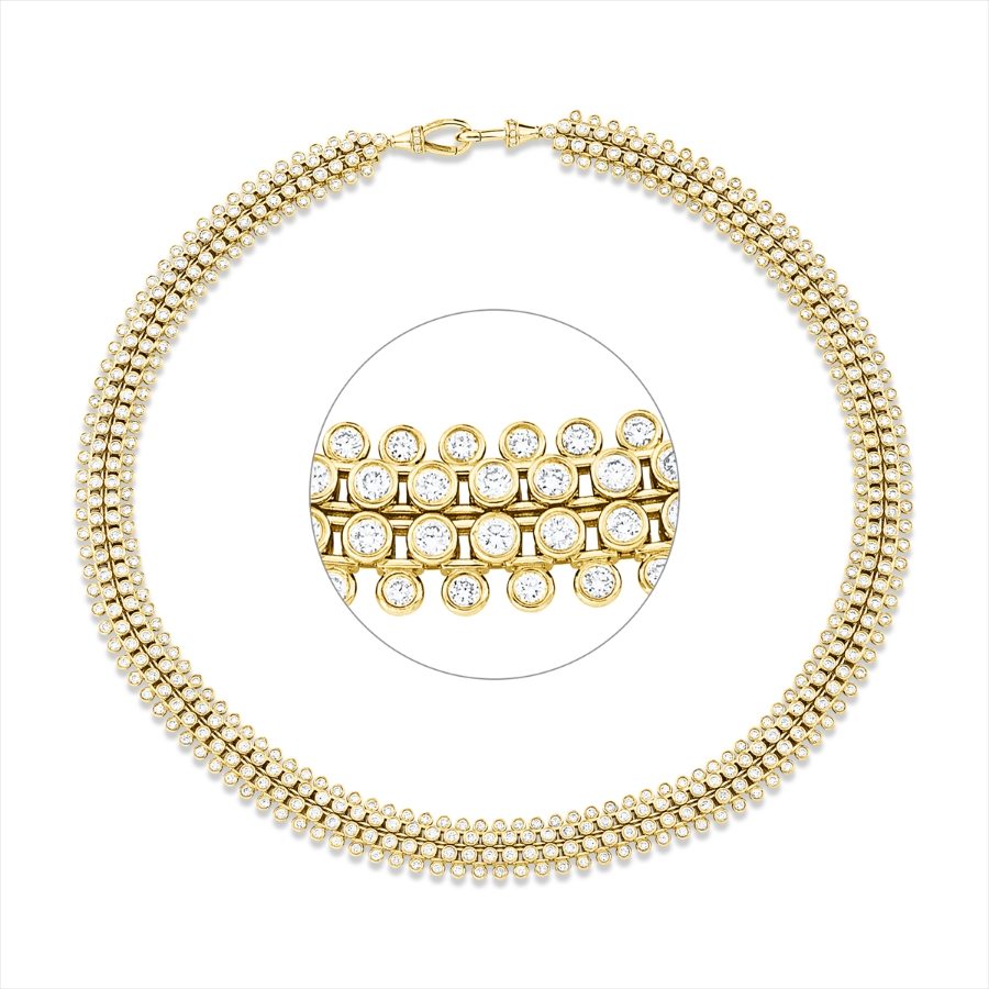 Collier 18 kt GG