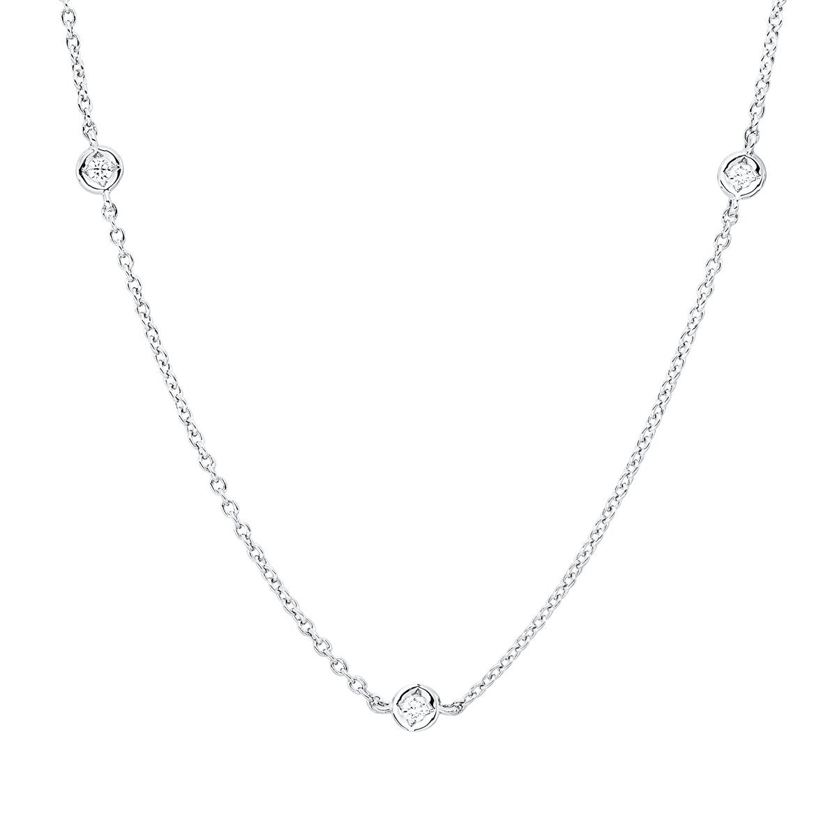 Collier 18 kt WG