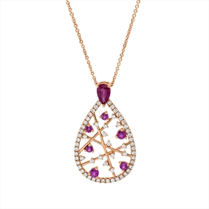 Collier 18 kt RG