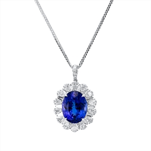 Collier 18 kt WG, mit Öse