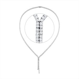 Collier 18 kt WG