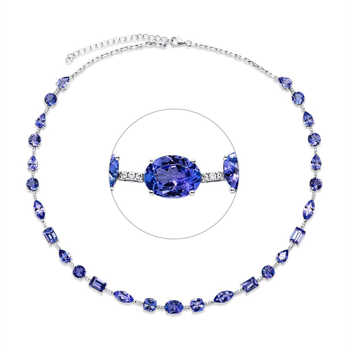 Collier 18 kt WG