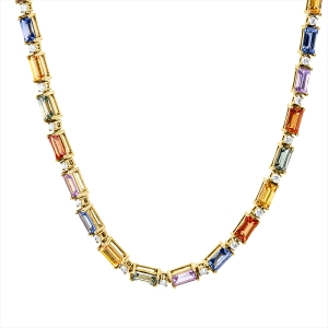 Collier 4er-Krappe 18 kt GG